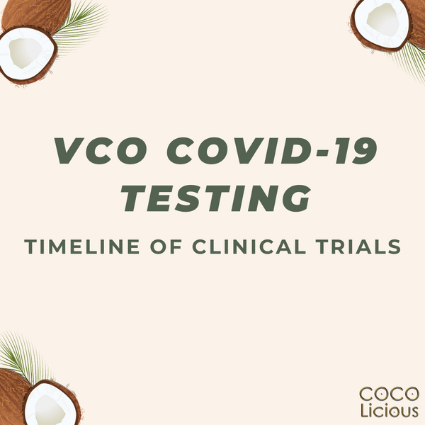VCO Clinical Trials on Covid-19 Patients Timeline