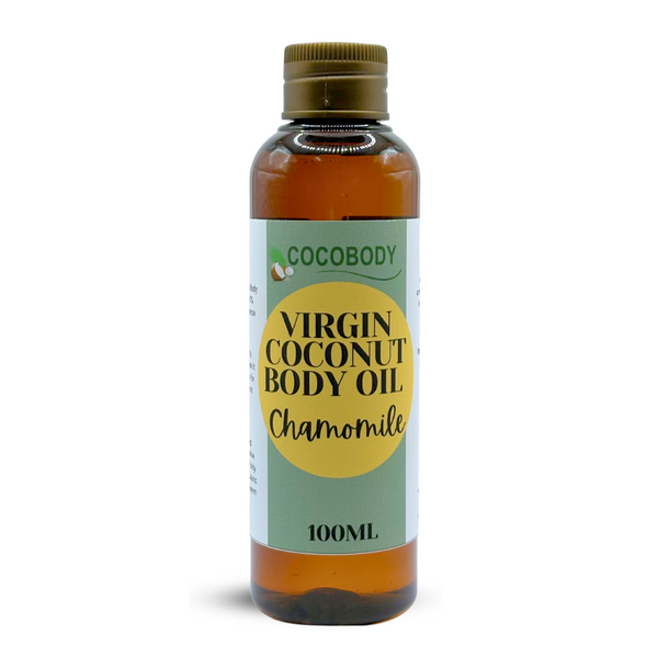 Cocobody, Virgin Coconut Body Oil Chamomile 100ml