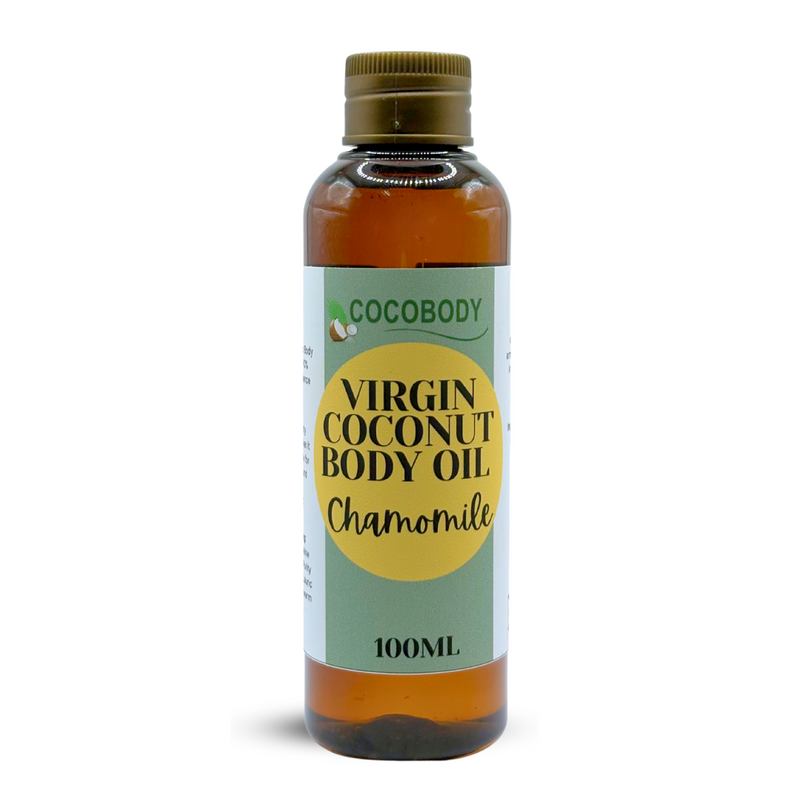Cocobody, Virgin Coconut Body Oil Chamomile 100ml