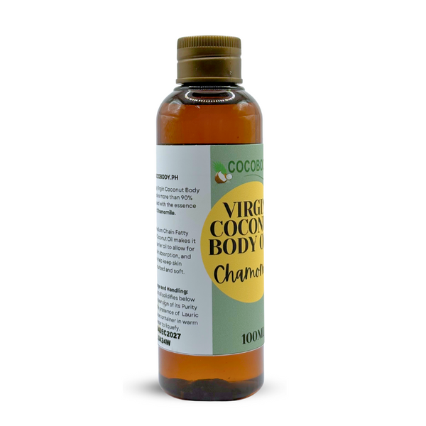 Cocobody, Virgin Coconut Body Oil Chamomile 100ml