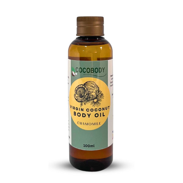 Cocobody, Virgin Coconut Body Oil Chamomile 100ml