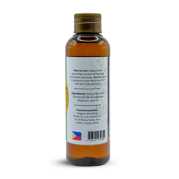 Cocobody, Virgin Coconut Body Oil Eucalyptus and Lemongrass 100ml