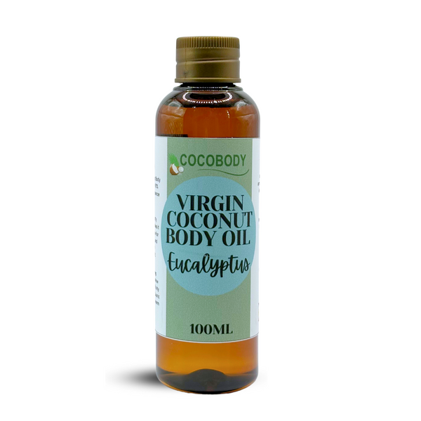 Cocobody, Virgin Coconut Body Oil Eucalyptus 100ml