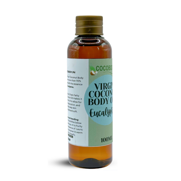 Cocobody, Virgin Coconut Body Oil Eucalyptus 100ml