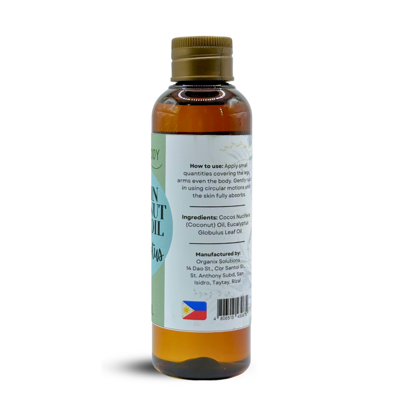 Cocobody, Virgin Coconut Body Oil Eucalyptus 100ml
