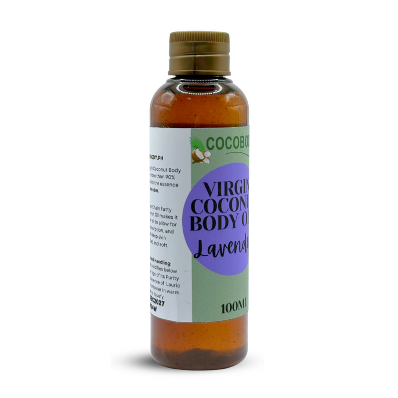 Cocobody, Virgin Coconut Body Oil Lavender 100ml