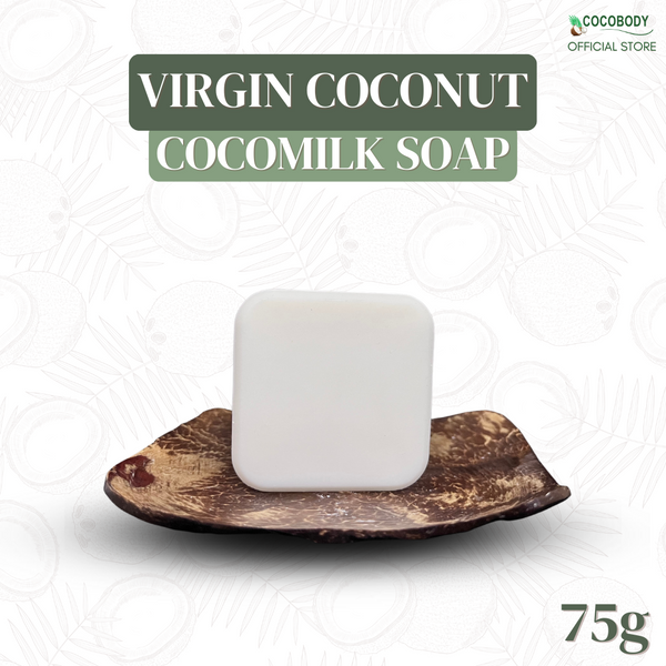 Cocobody, Handcrafted Cocomilk Soap 75g (Soap Dish)