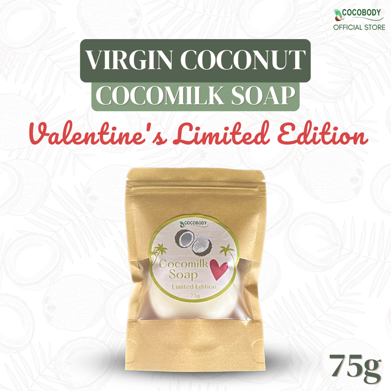 Cocobody, Handcrafted Cocomilk Heart Soap 75g